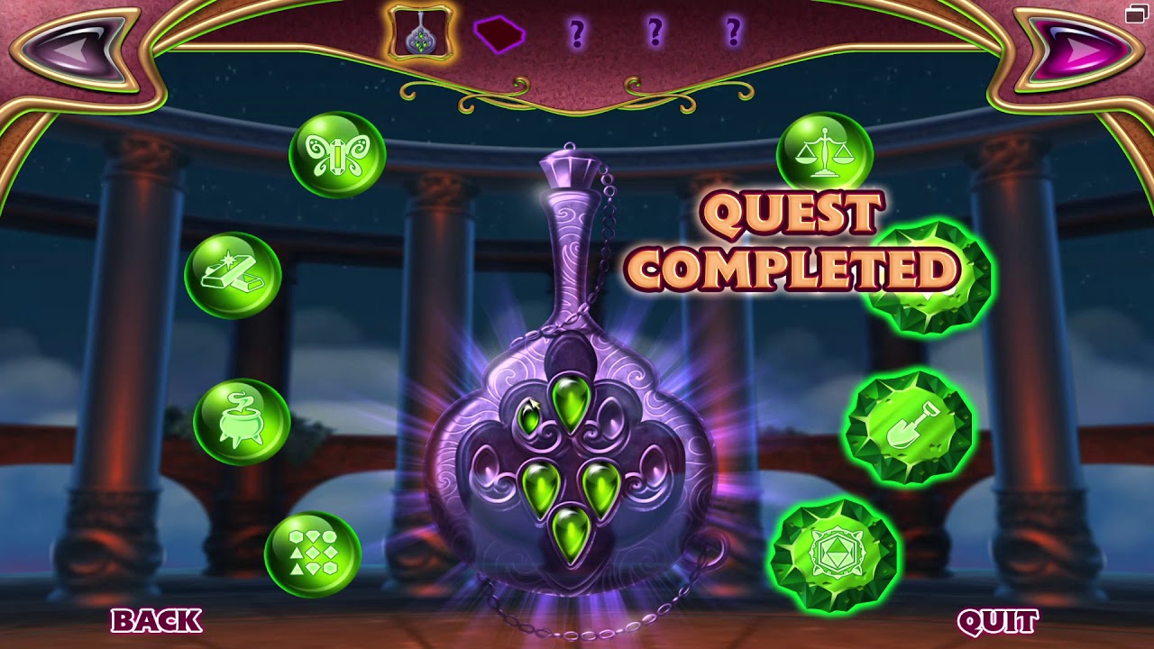 Bejeweled 3: Full Longplay Quest Mode 100% Completed!