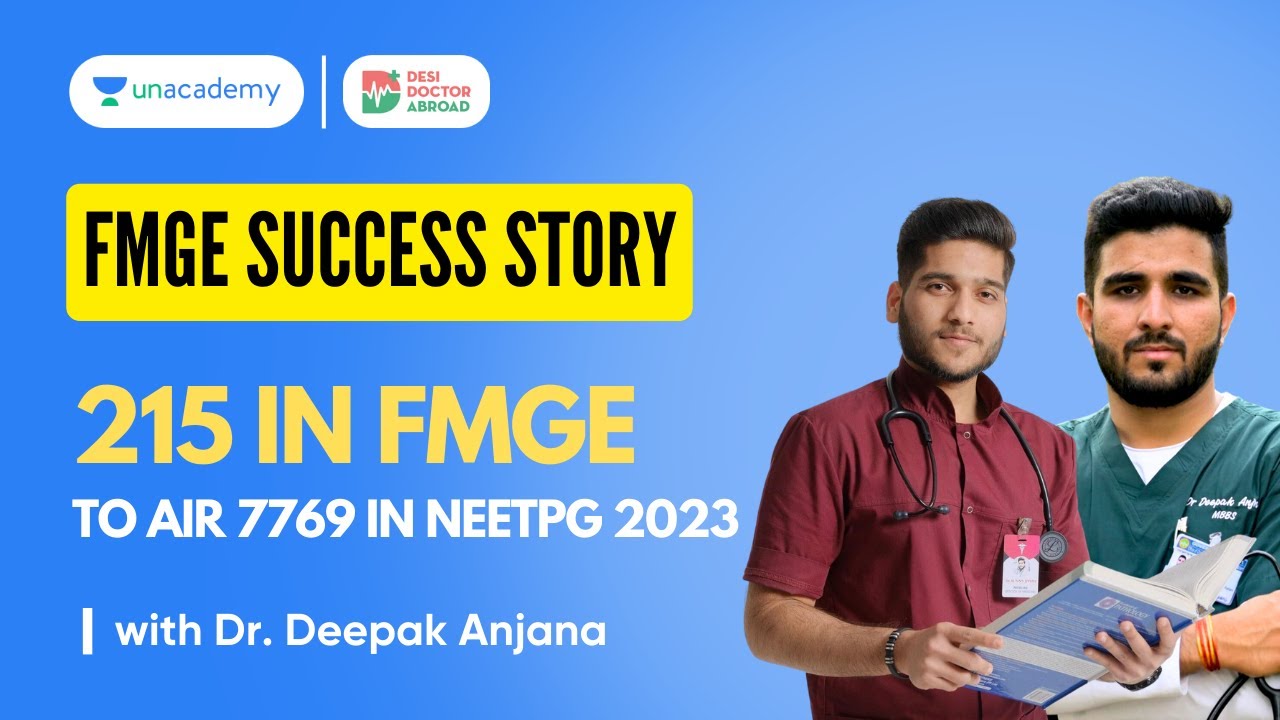 How Dr Sunny Cleared NEETPG with Rank of 7769 after 200+ in FMGE | FMGE Success Story