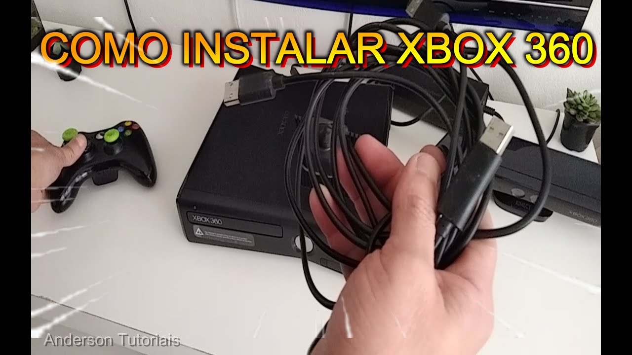 Comprou Um Xbox 360 e Não Sabe Instalar no Televisor Nem Conectar Controle e Wifi? Veja Como é Facil