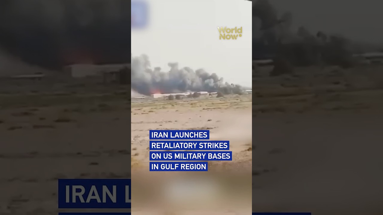 Iran launches retaliatory strikes on US military bases in Gulf region #worldnow