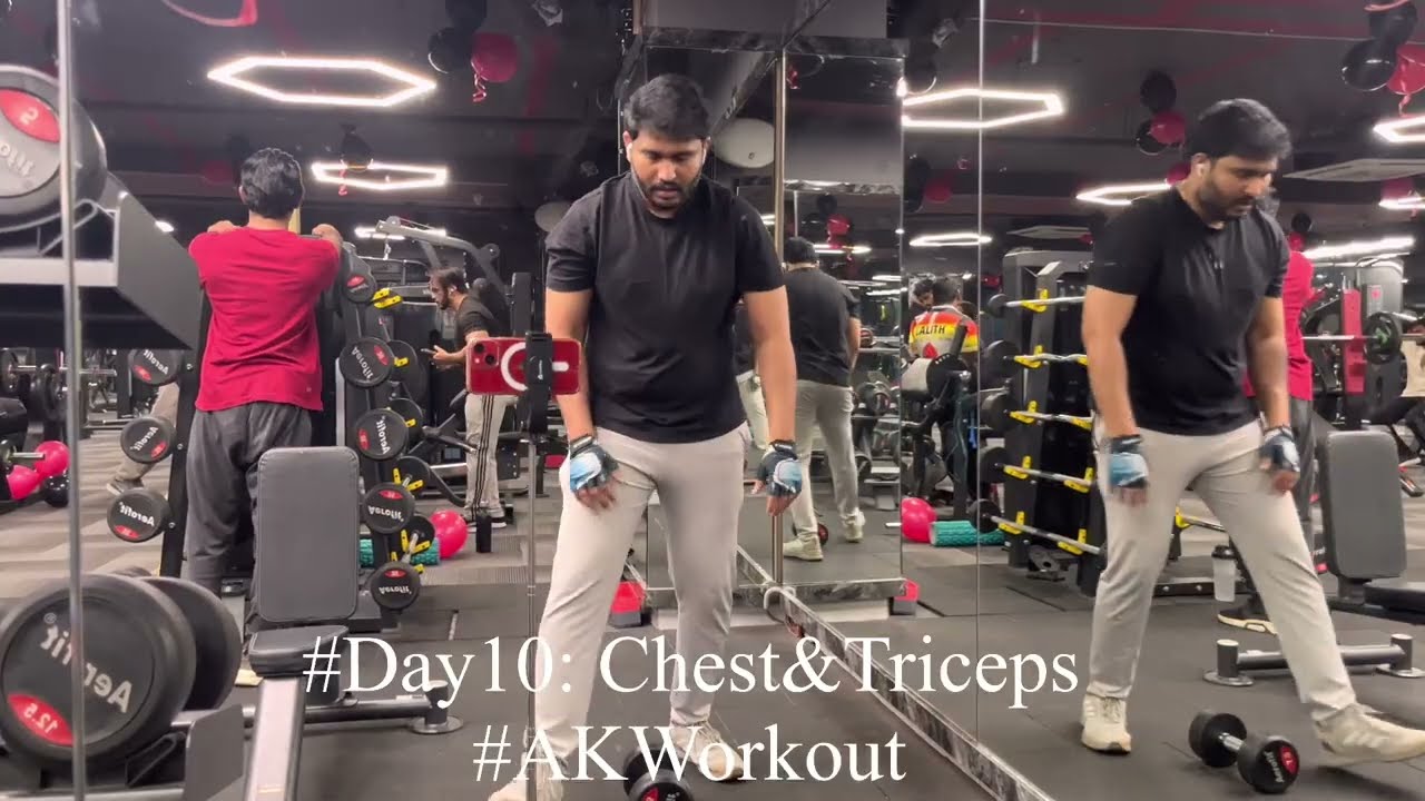 Day 10 | Chest & Triceps Workout 💥 Push Strength & Muscle Growth