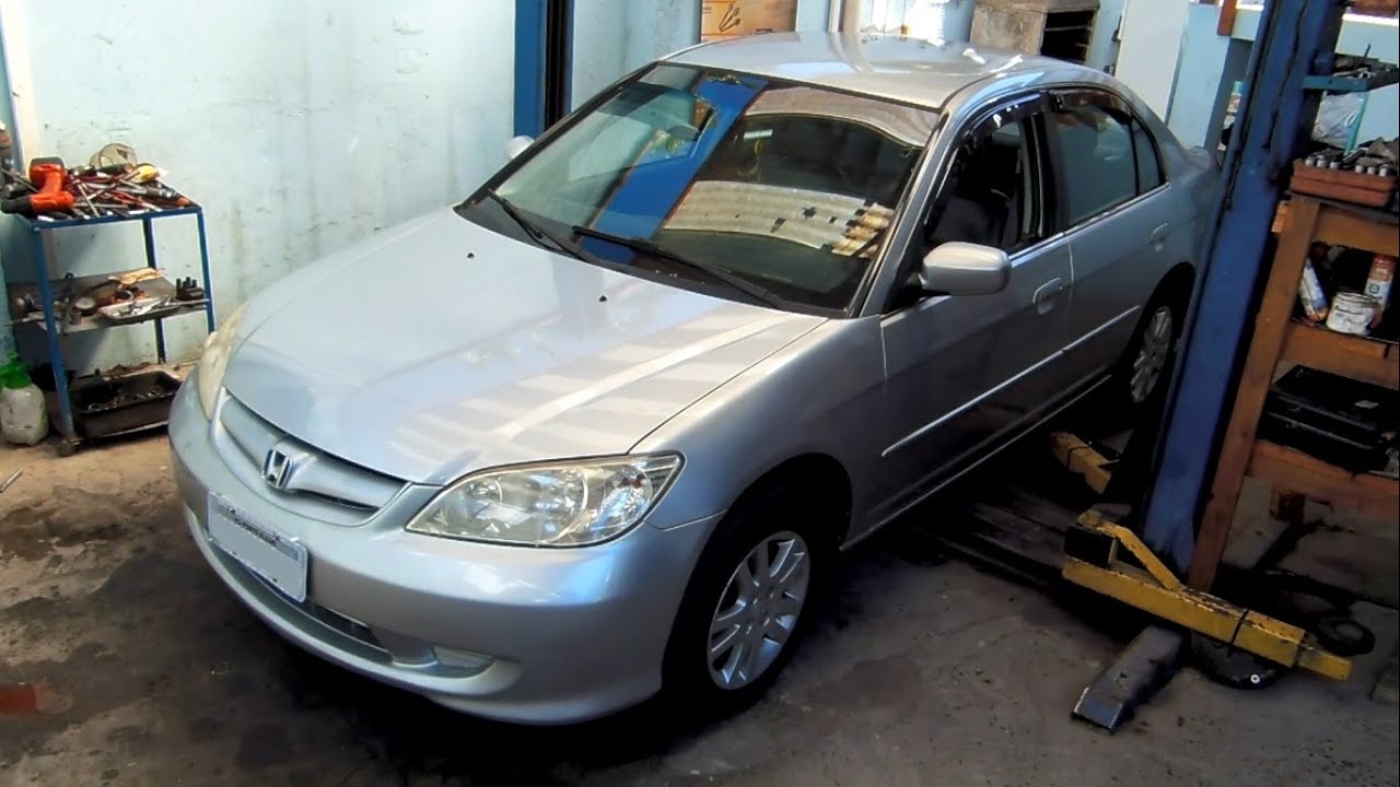 Honda Civic 1.7 2004  - Troca da junta da carter