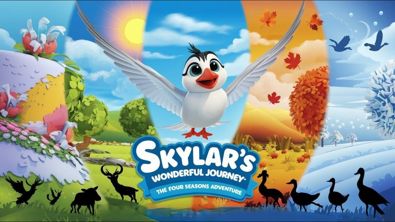 The Four Seasons Adventure | Animal's Migration Story | Educational Kids Video