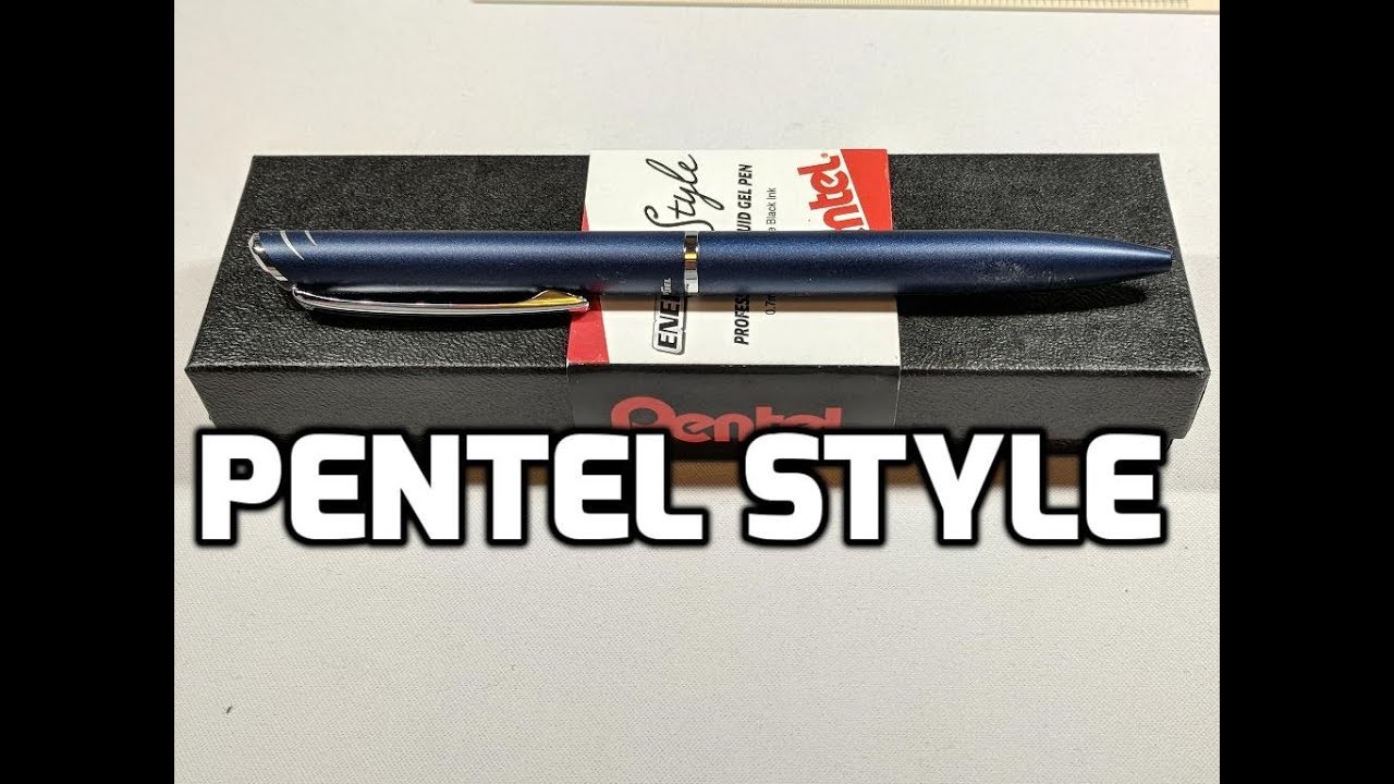 Pentel EnerGel Style Gel Pen (0.7mm) Unboxing and Review