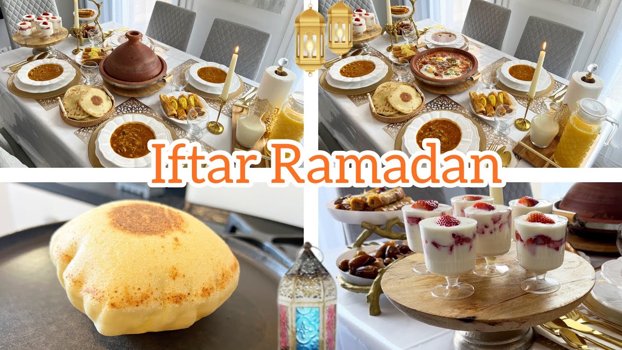 Ma table de ramadan repas complet pour le ftour