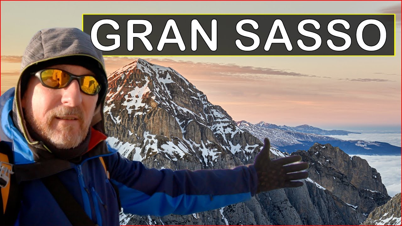 GRAN SASSO: c'è poca neve, la strada è aperta e raggiungo il Rifugio al tramonto.  ABRUZZO