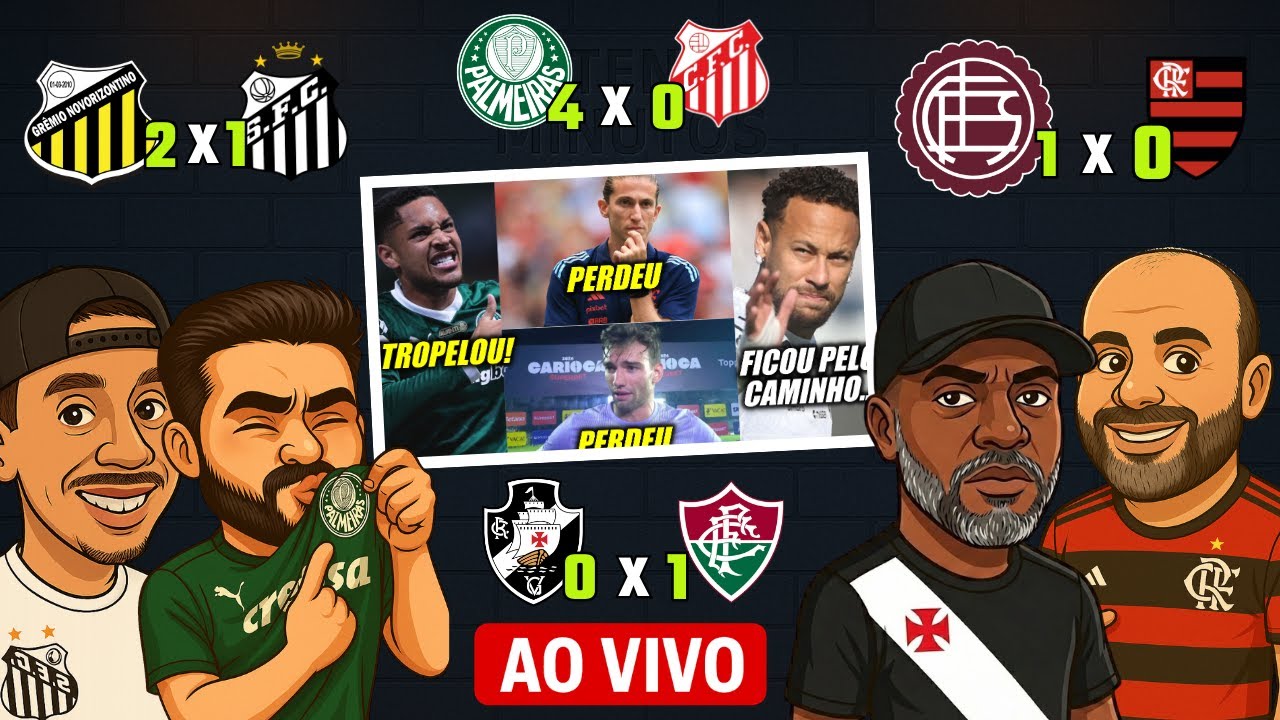 PALMEIRAS PASSOU O CARRO! VASCO PERDEU, FLAMENGO PERDEU E O SANTOS FICOU PELO CAMINHO - EP 065