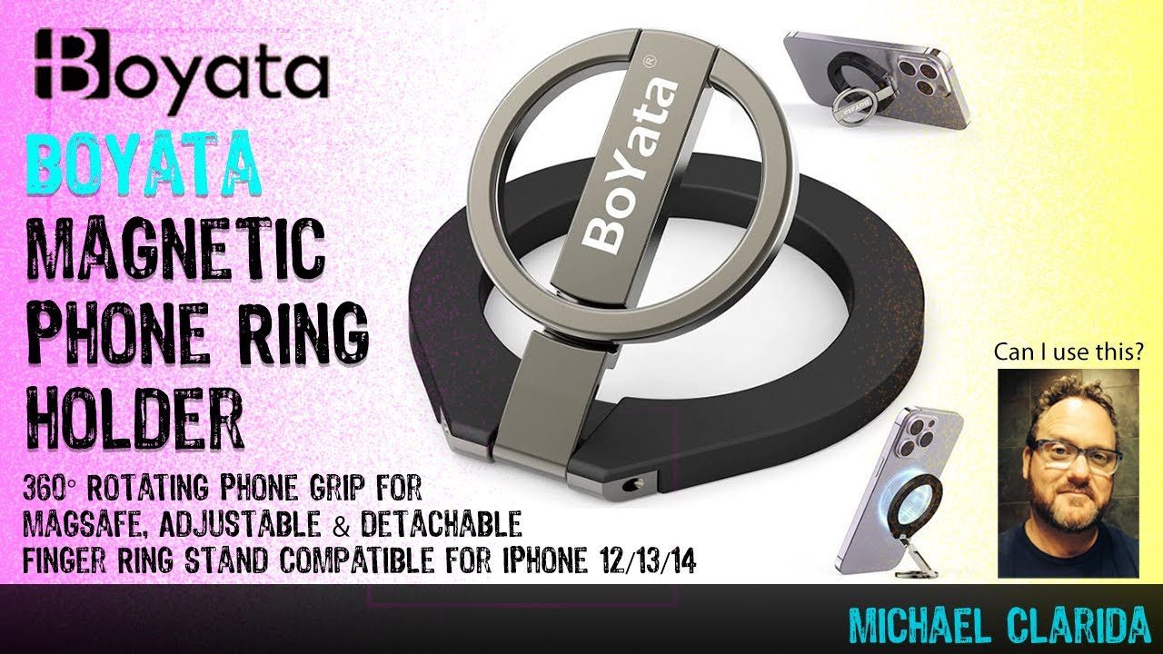 BoYata Magnetic Phone Ring Holder review by an artist