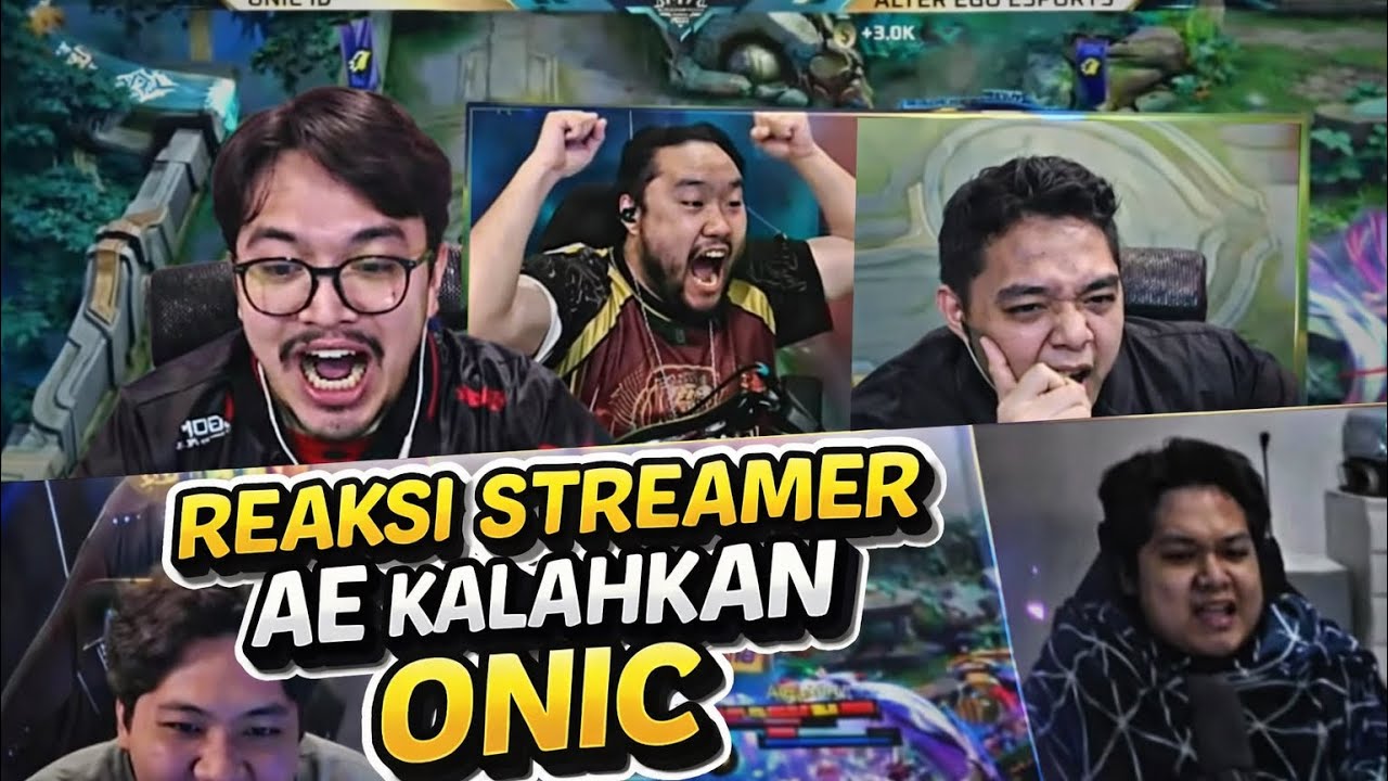 REAKSI STREAMER ONIC KALAH DARI ALTER EGO‼️AE WR 100%
