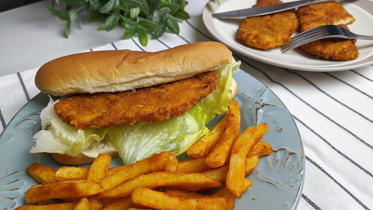 Crispy Chicken Pane 🍗 بانيه الدجاج المقرمش و طريقة التسوية في القلاية الهوائية