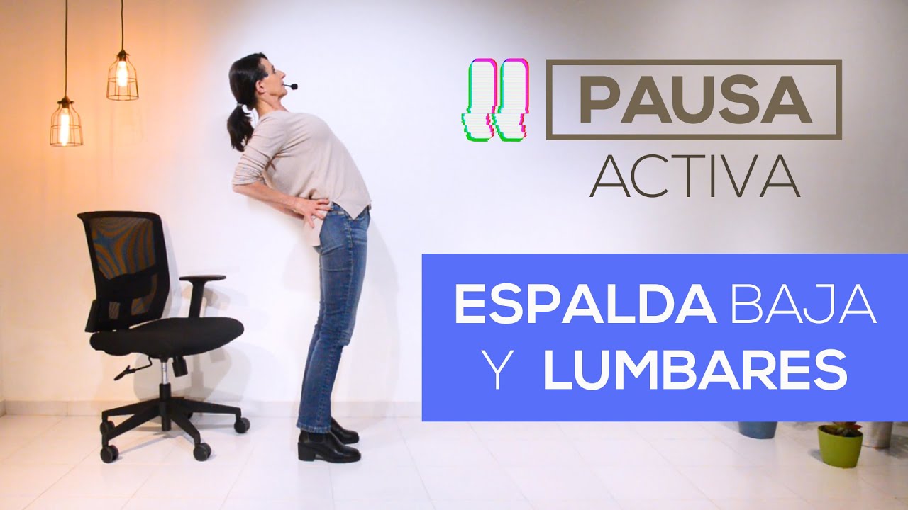 Pausa Activa para Espalda Baja y Lumbares | 9 min