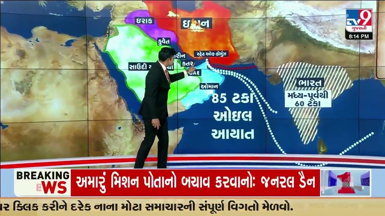 GFX: Why Strait of Hormuz Matters | હોર્મુઝ સ્ટ્રેટ શા માટે મહત્વપૂર્ણ છે | TV9Gujarati