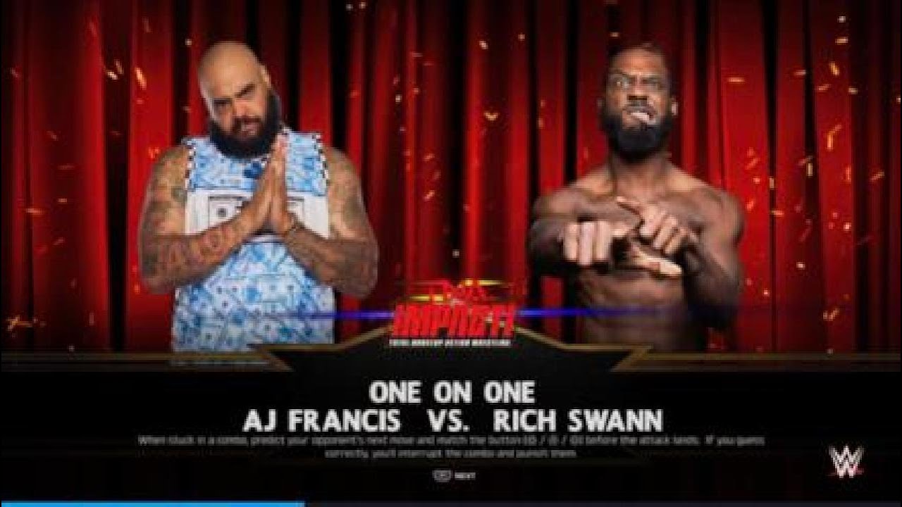 FCL Presents TNA IMPACT AJ Francis vs. Rich Swann 01/22/2026