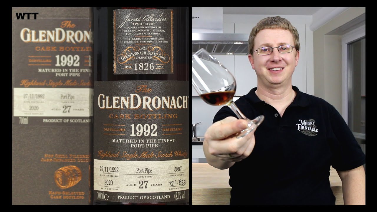 Glendronach 27 Jahre Port Pipe 1992 - 2020 Cask 5897 48,00 % Vol.
