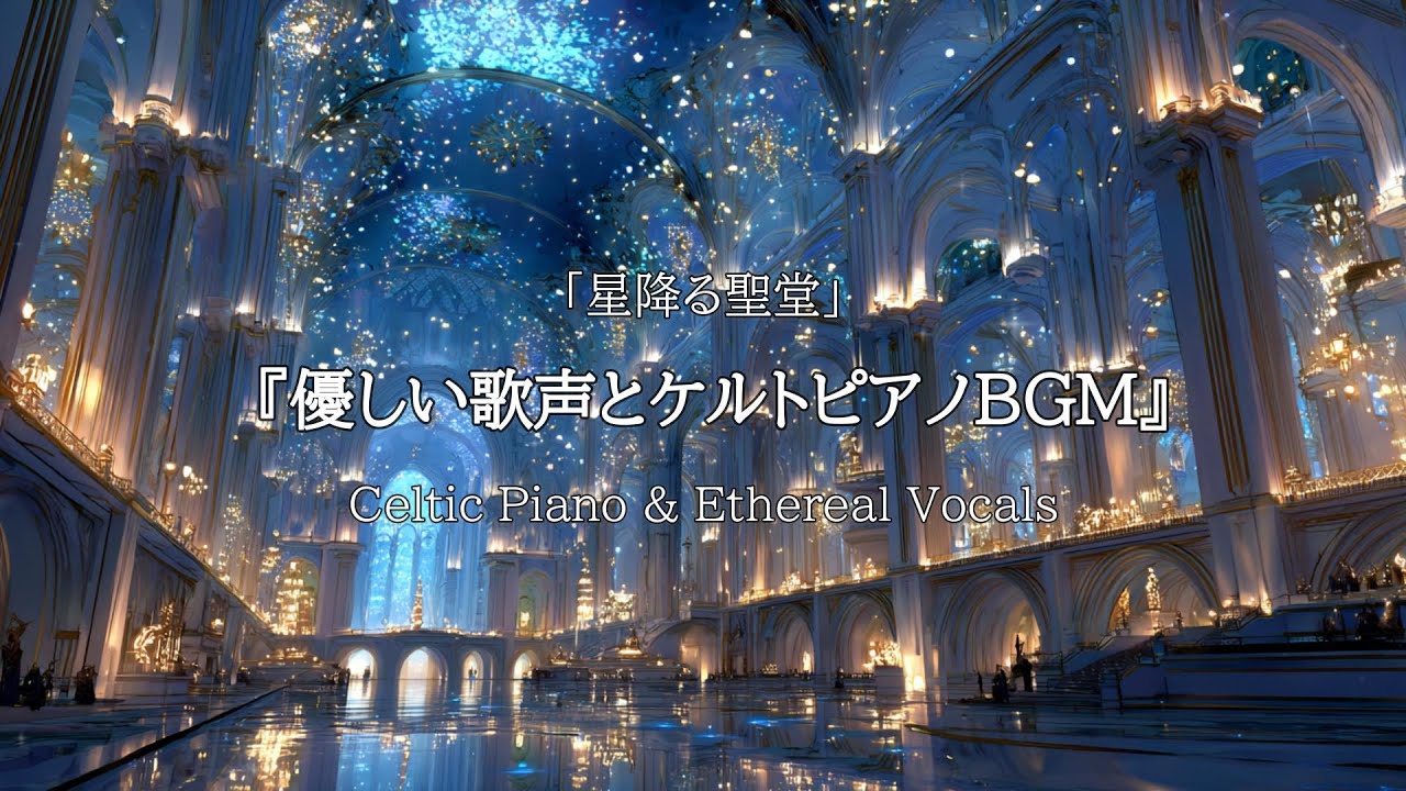 【作業用BGM】「星降る聖堂 ─ 透き通る歌声と癒しのケルトピアノ」【癒し|リラックス】散歩 | 読書 |勉強 | 瞑想