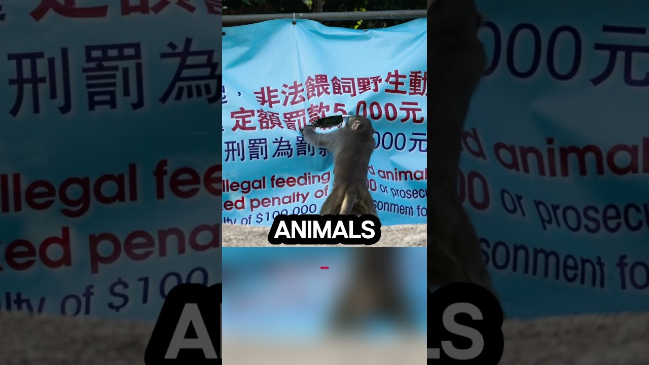 Monkey Protest #news #monkey #hongkong #zoo