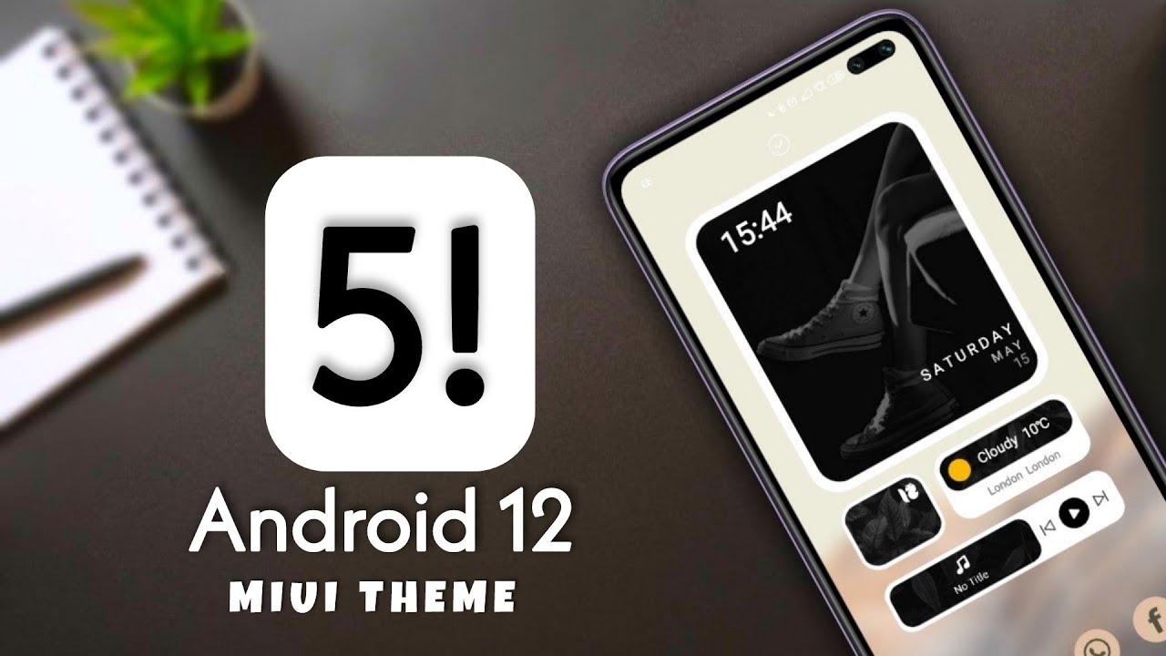 Android 12 Theme For Any Xiaomi Device | Android 12 Look | Miui 12 Premium Theme