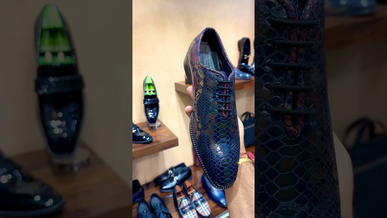 Exotic Snake Leather Whole-cut Oxfords For Men At Warewood Shoemakers