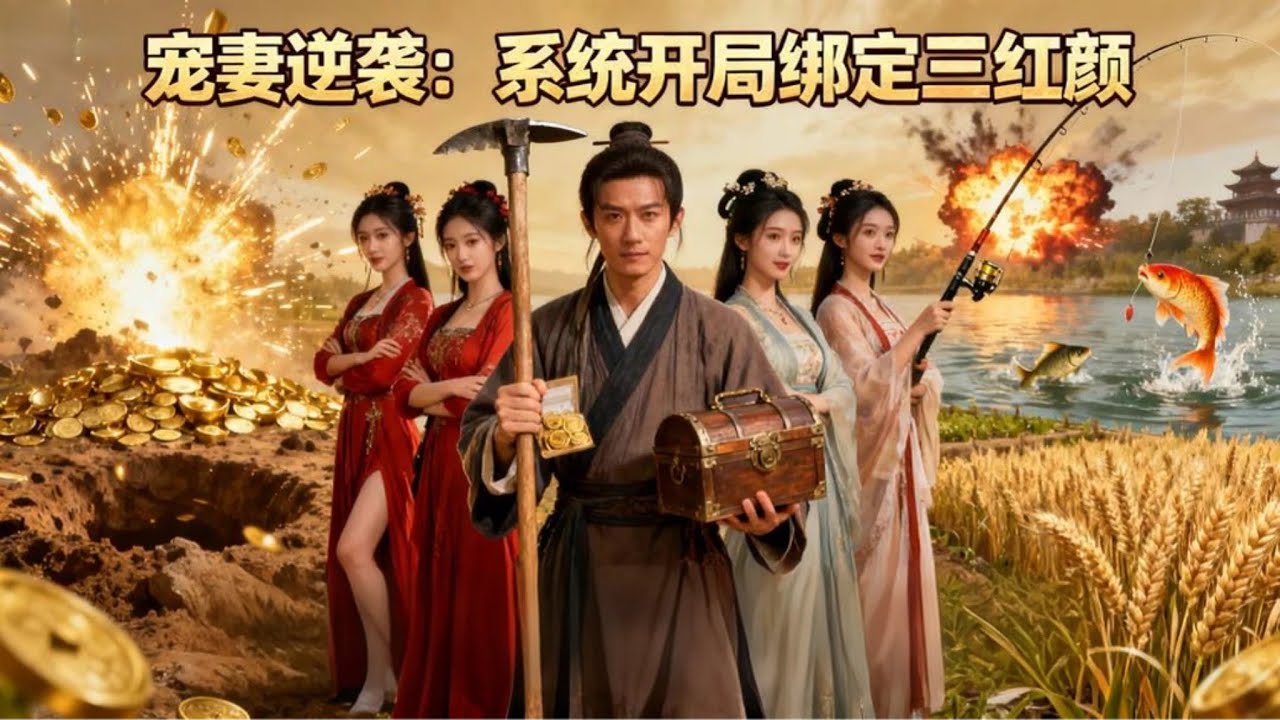 [Multi SUB] ｜无敌宠妻系统绑定，请宿主立刻开始宠妻！打工牛马穿越成穷酸书生，开局绑定三位绝色娇妻！别人寒窗苦读，他专心宠妻！！#下山追短剧#MiniDrama#精彩大陆短剧