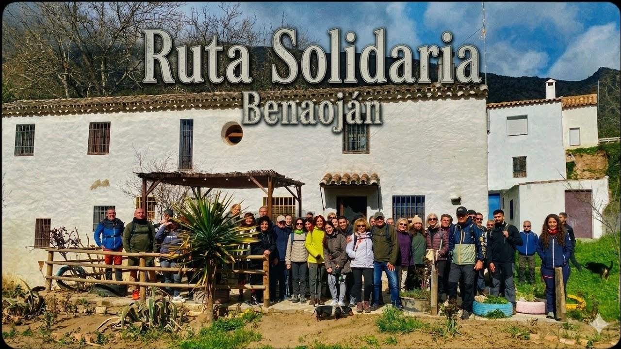 Caminata solidaria en Benaoján tras las inundaciones