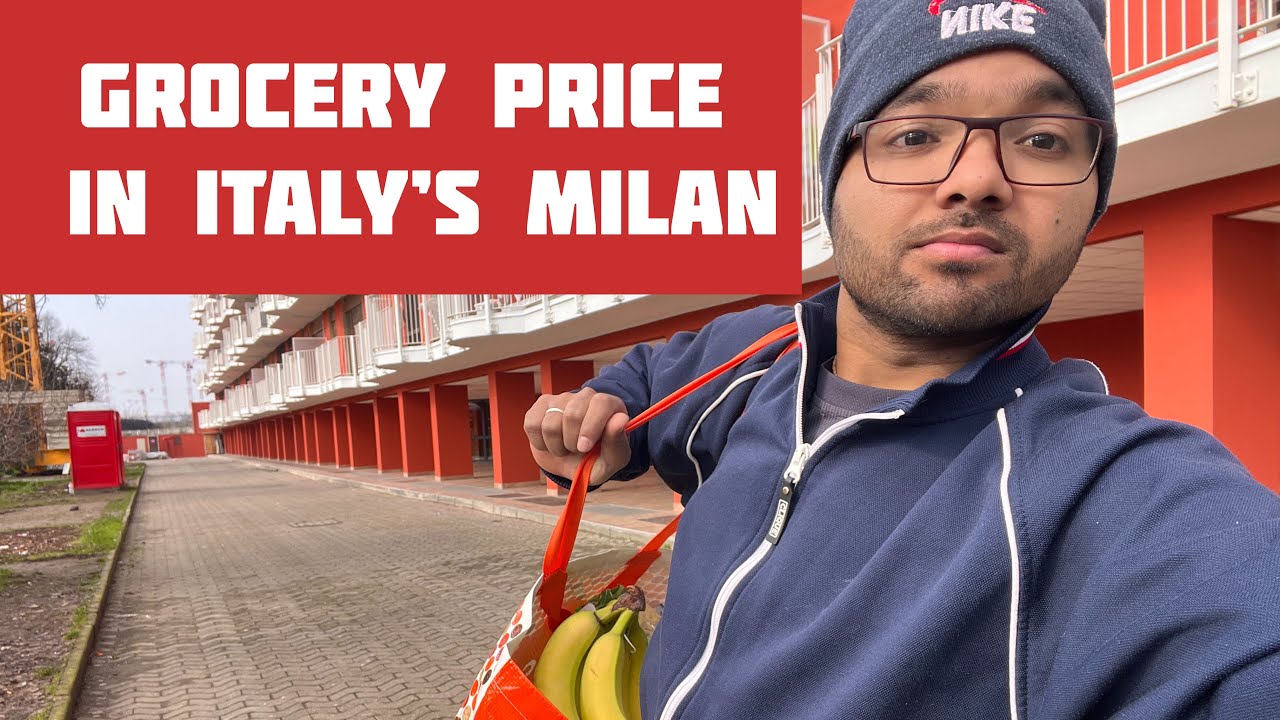 Grocery Shopping in Milan | Cost of food in Italy | Monthly Grocery Bills in Italy, Milan 2026