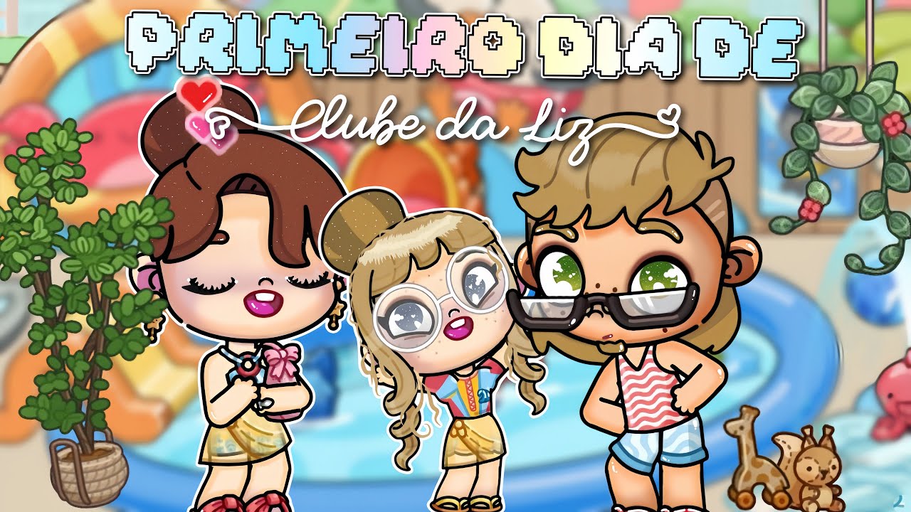 PRIMEIRO DIA DE CLUB DA LIZ 🤍🏊🏻‍♀️ || RP || AVATAR WORLD || VOICED🎙️and NO VOICE 🎙️❌