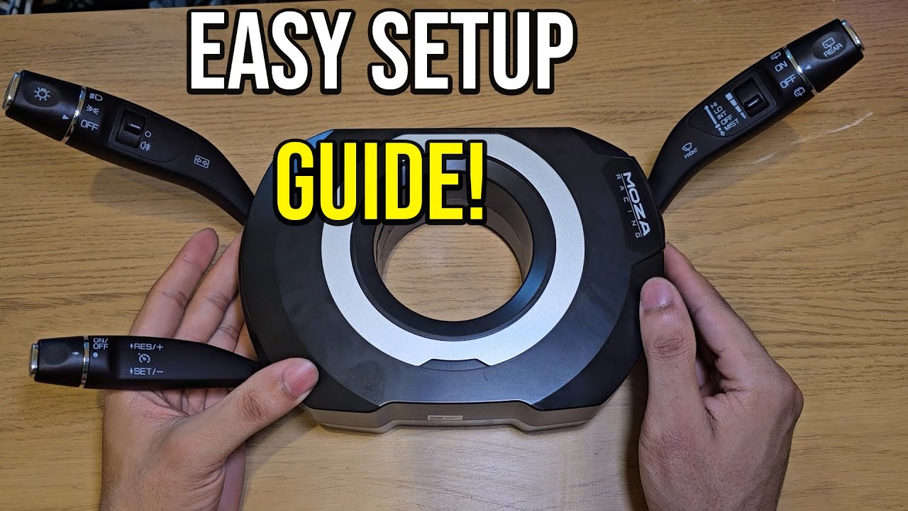 Moza Multi-Function Stalks Setup Guide!