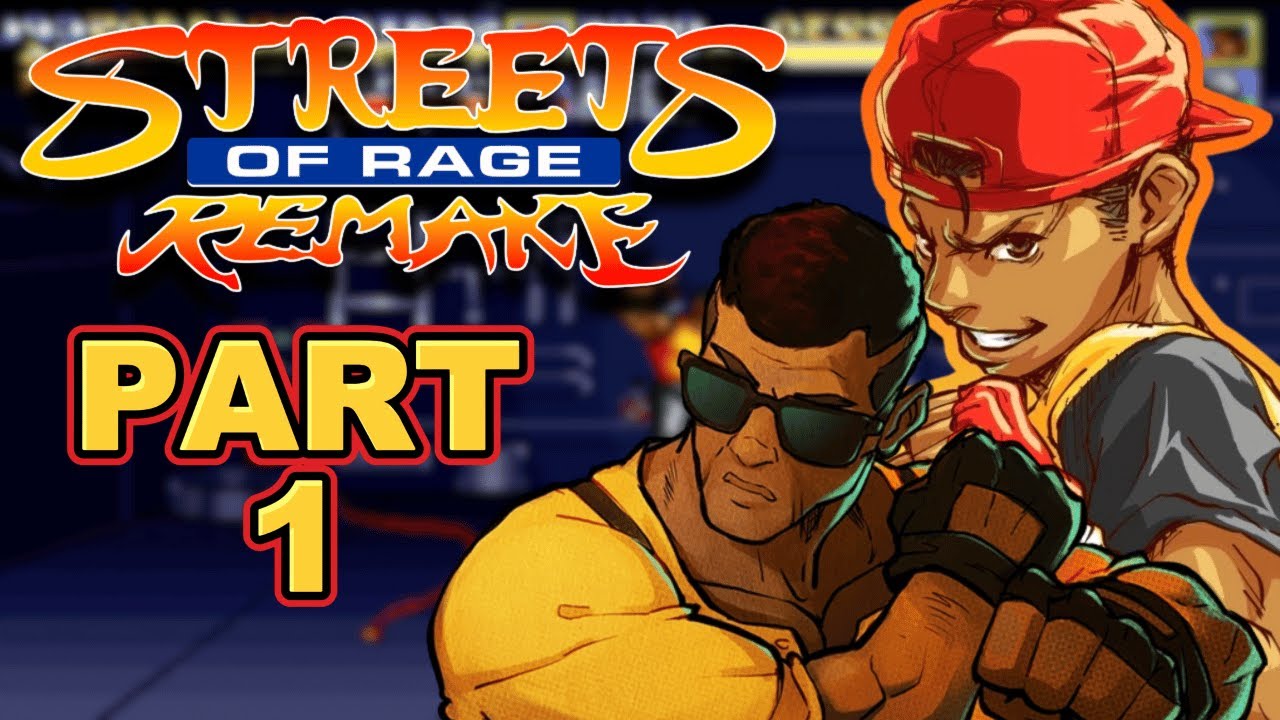 Streets of Rage Remake (PC) Part 1 | Adam and Skate playthrough