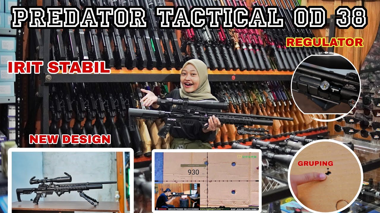 STABIL DAN AKURASI TINGGI ‼️PREDATOR OD 38 REGULATOR 🔴🔥