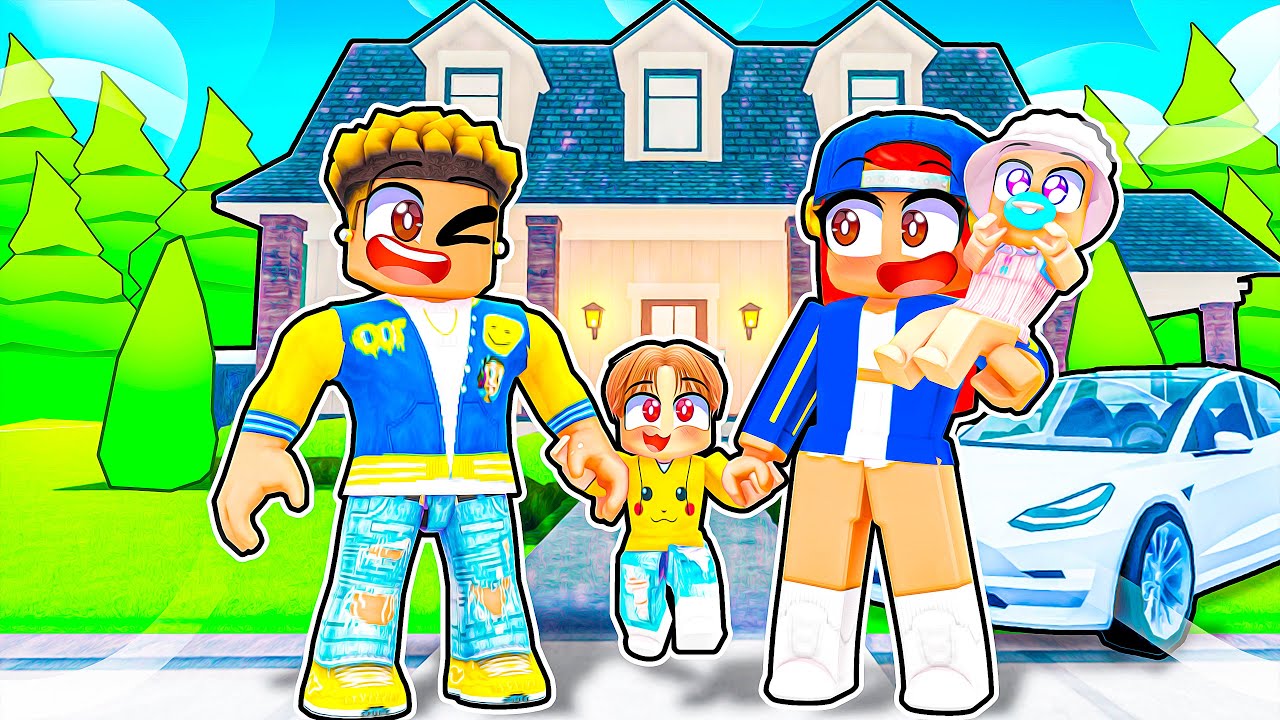 Я создала семью со своим ПАРНЕМ в BERRY AVENUE RP! (Ролевая игра Roblox)
