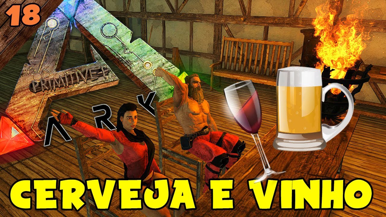 Como Fazer Cerveja e Vinho no ARK PRIMITIVE ep.18