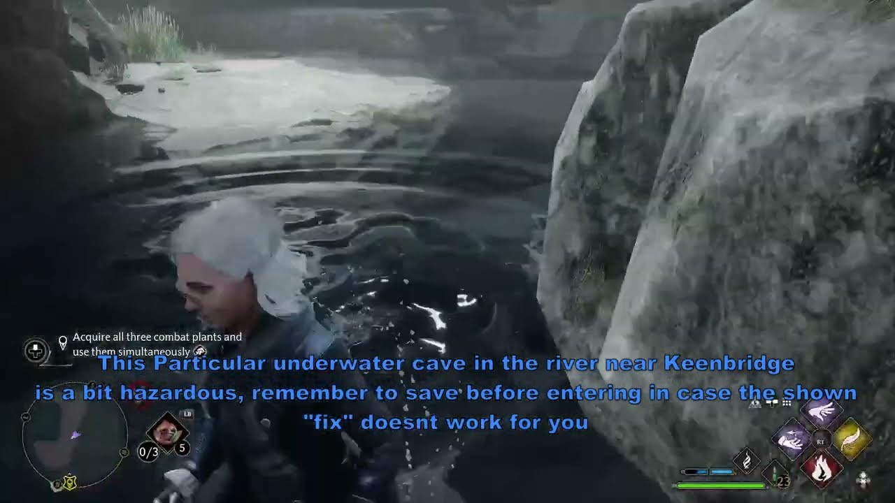 Hogwarts Legacy: Keenbridge underwater cave bug and possible fix