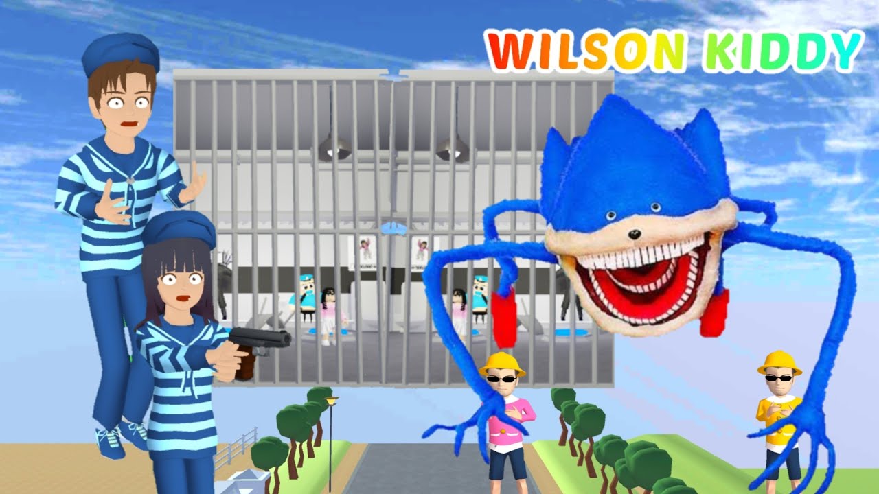 Yuta Mio Kabur Dari Penjara Sonic 😭🤩 Yuta Mio VS Robot Sonic Biru