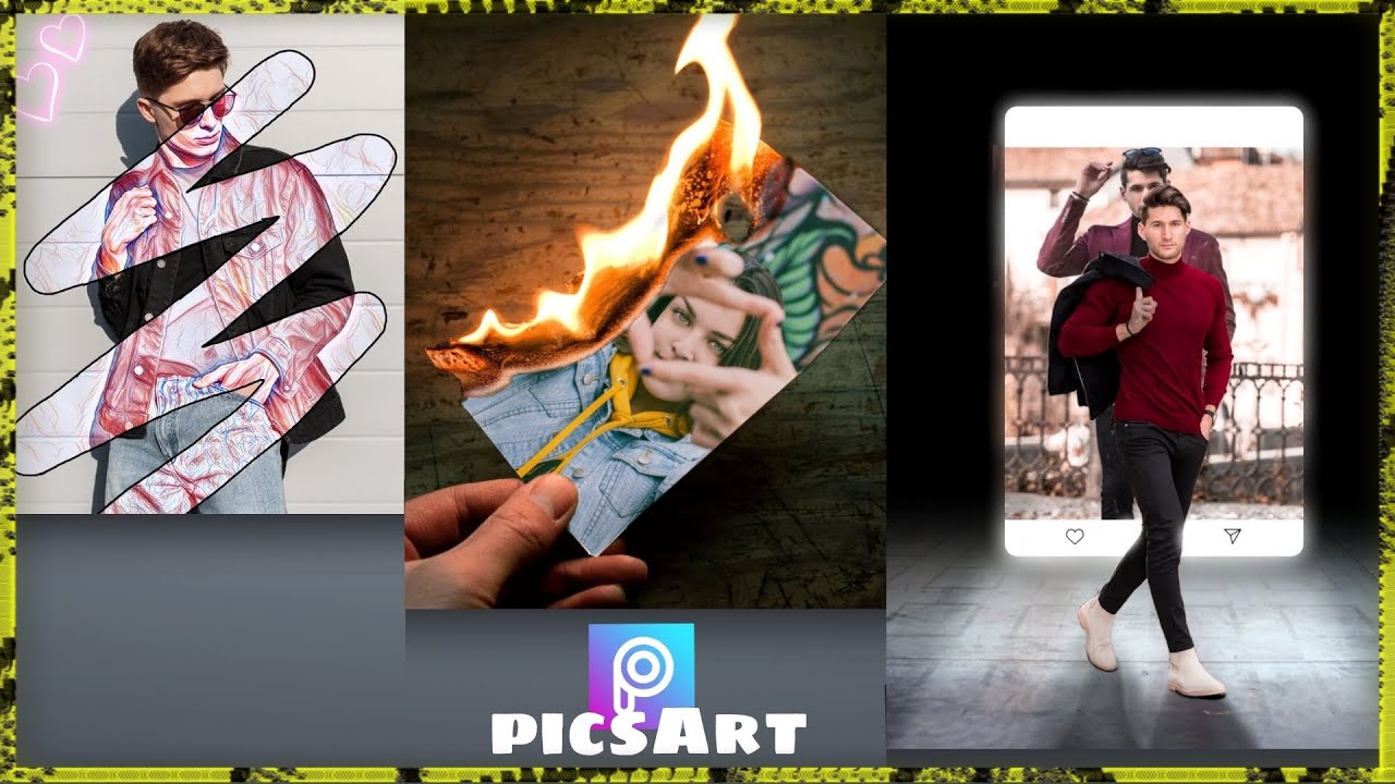 صمم صورك بإحترافية ببرنامج picsart | Picsart tutorial