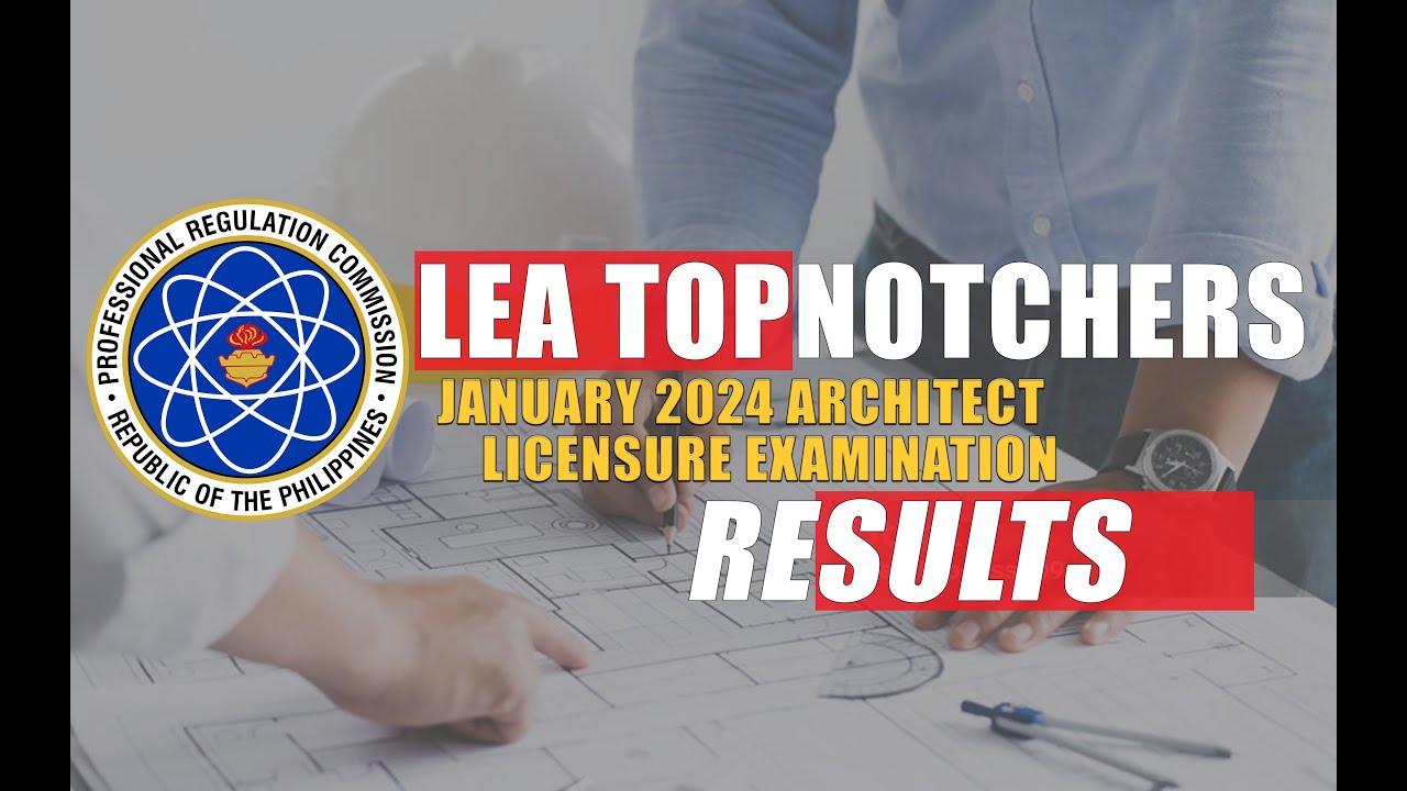 Architect Board Exam Result January 2024 | ALE Results
