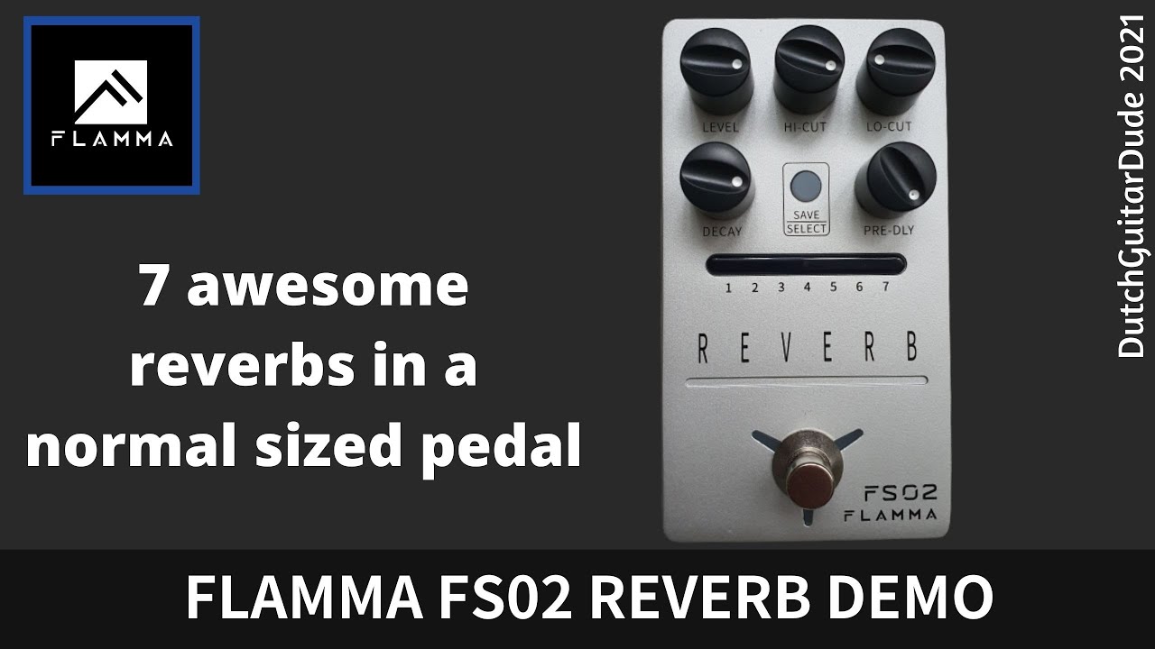 Demo of the Flamma FS02 reverb