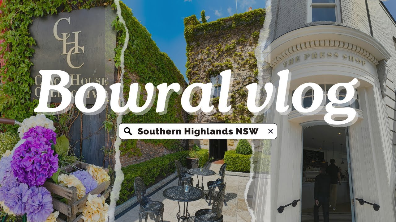 Day trip to Bowral / Southern Highlands NSW / Cafe, Winery, Antique Shops