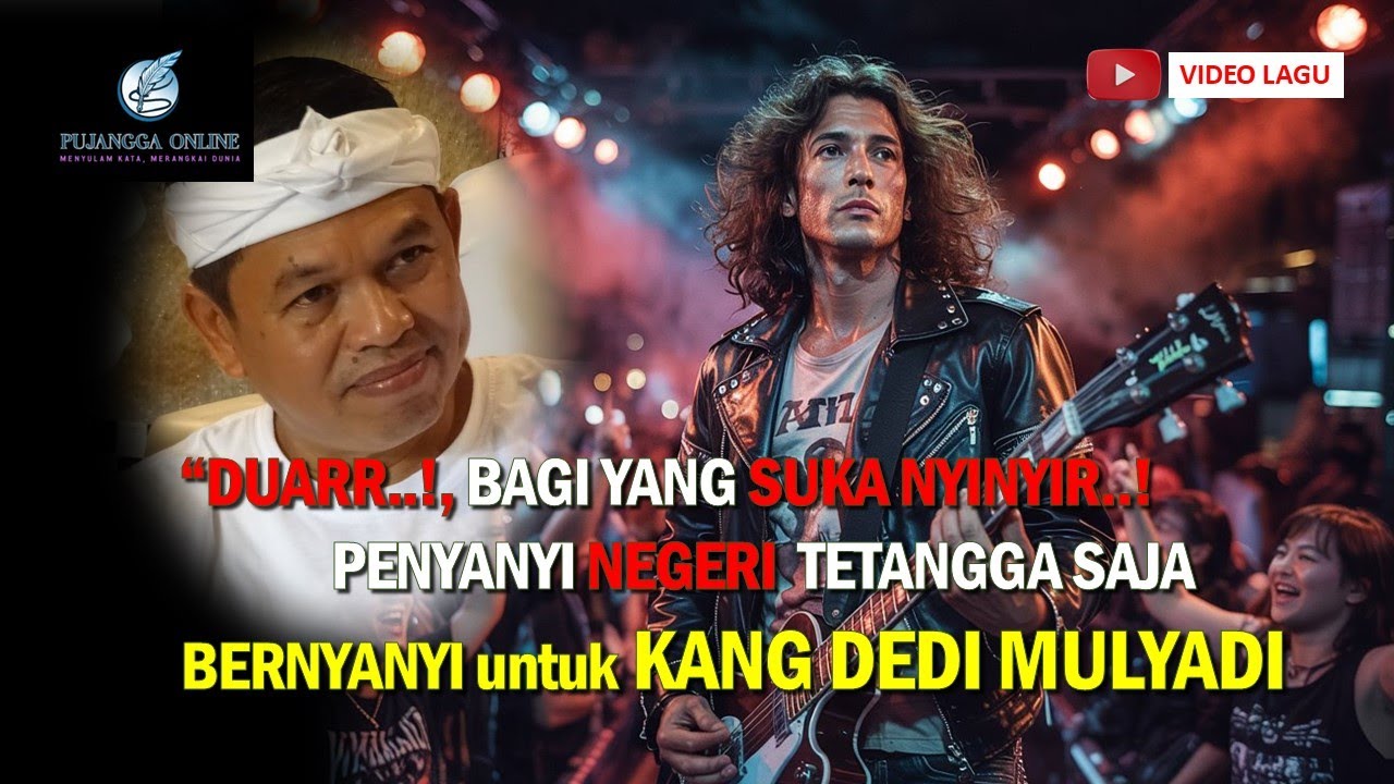 DUAR..!! Bagi yang Suka Nyinyir!  I  Penyanyi Negeri Tetangga saja Bernyanyi buat Kang Dedi Mulyadi