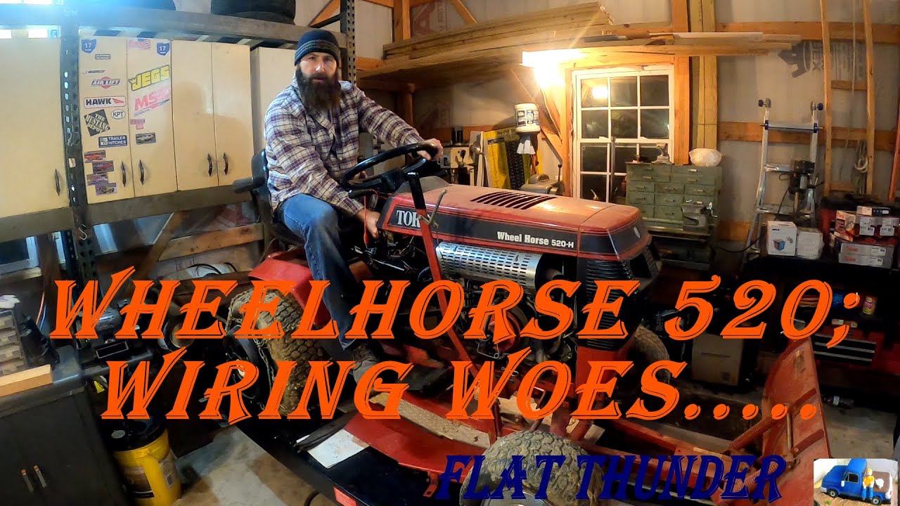 WHEELHORSE 520; WIRING TROUBLESHOOTING / ISSUES