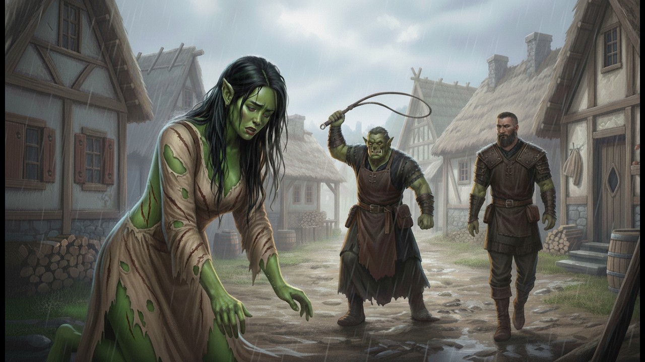Beaten and Broken Orc Girl by the FATHER Who Should Have Protected Her — Until the Human PROTECTOR..