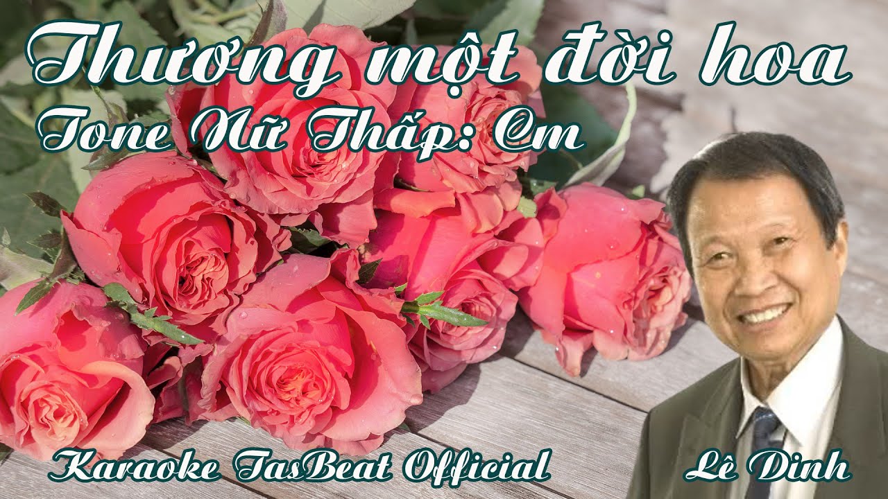Karaoke Thương Đời Hoa - Tone Nữ Thấp | TAS BEAT