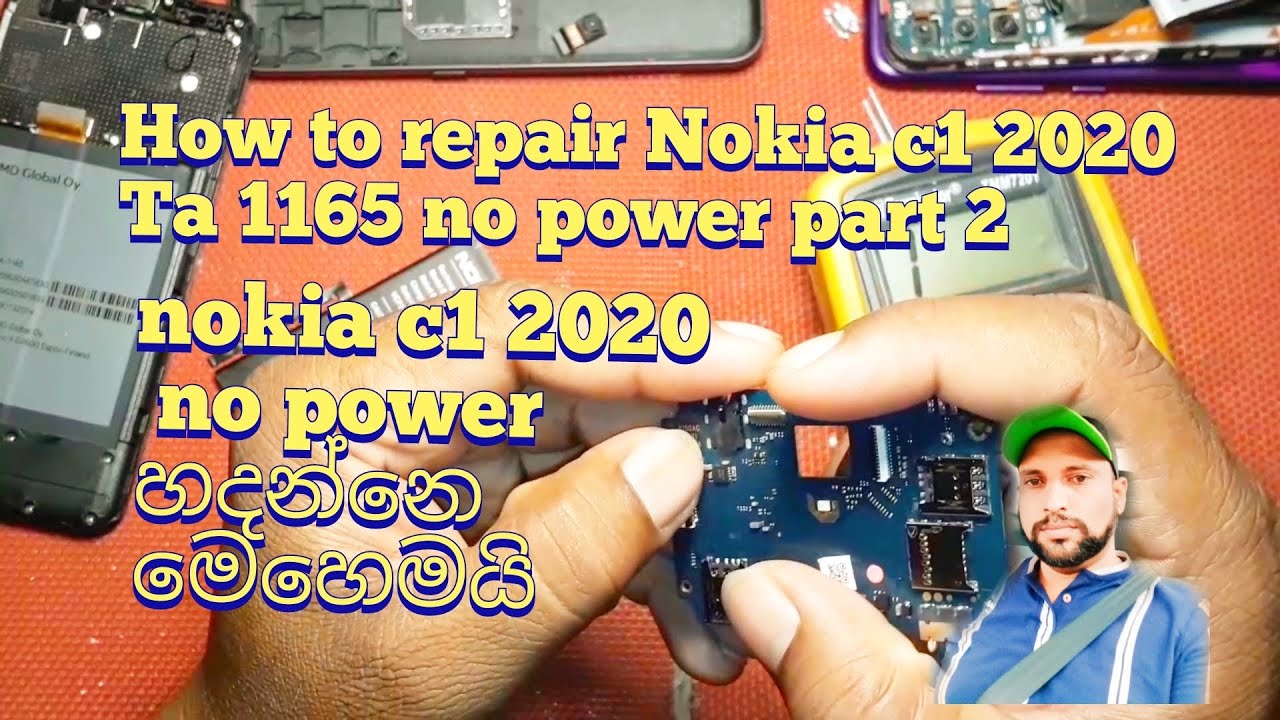 how to repair nokia c1 2020(Ta-1165)no power