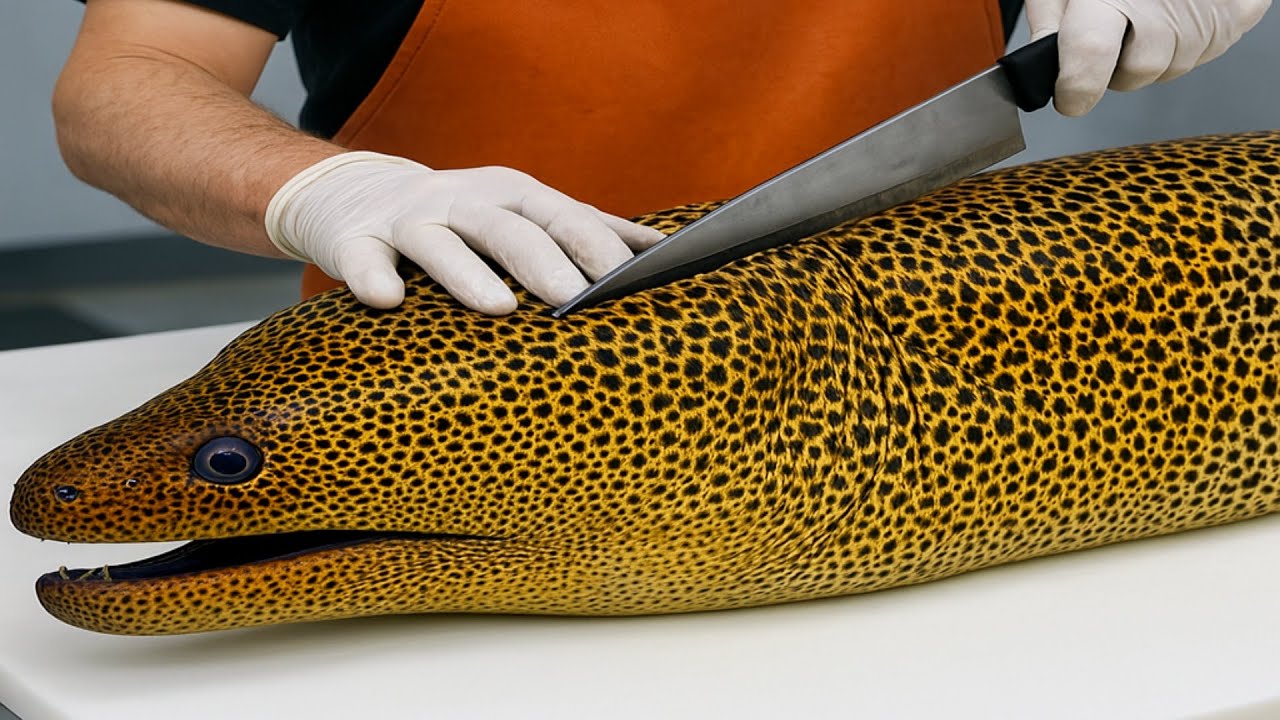 Amazing Masterful Cutting Skills &ndash; Giant Moray Eel & Giant Octopus | Best Japanese Luxurious Sashimi