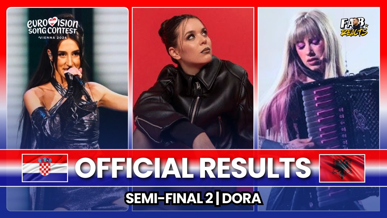 Dora 2026: Official Results - Semi-Final 2 | CROATIA 🇭🇷 ESC 2026 🎶😍 #esc2026