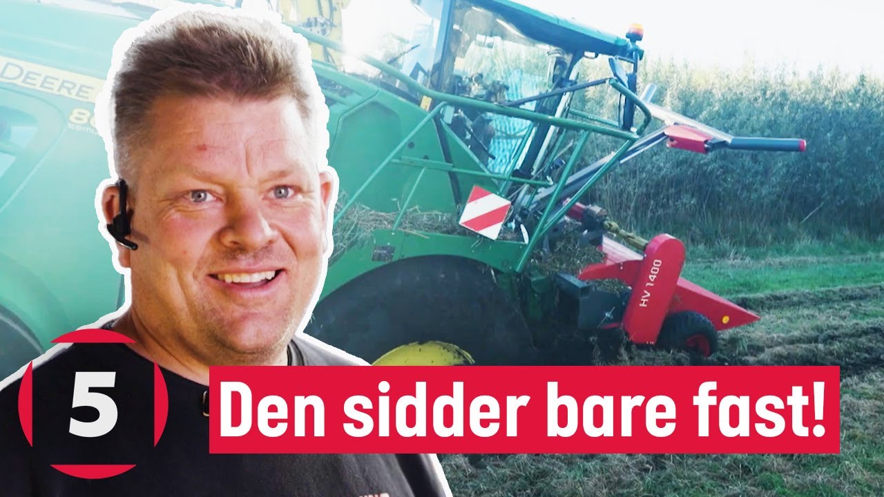 En snittemaskine på et ton sætter sig fast! | Vejens Helte | Kanal 5 Danmark