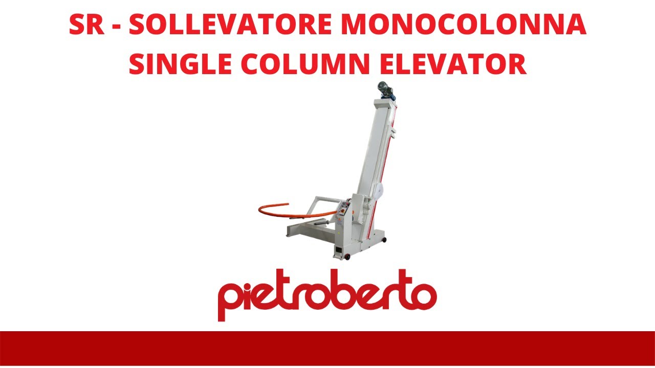 SR - Sollevatore rovesciatore monocolonna - Single column elevator tipper PIETROBERTO