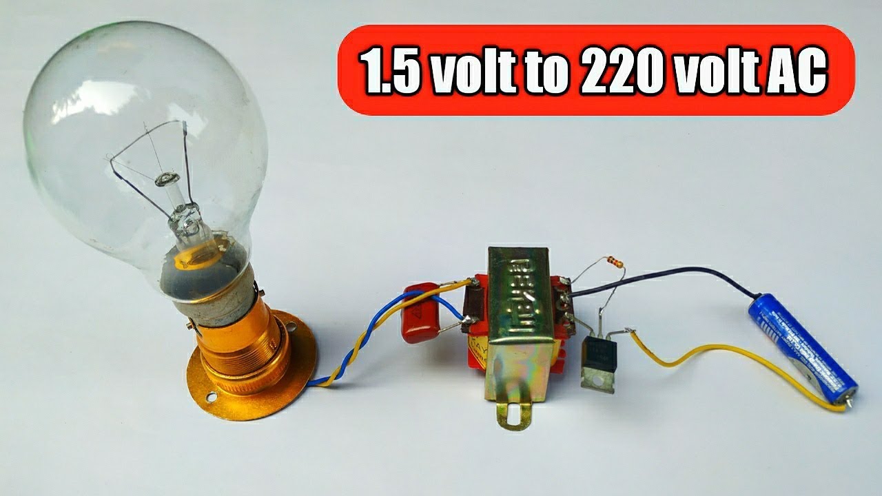 Mini inverter 1.5V to 220V | DC to AC Inverter