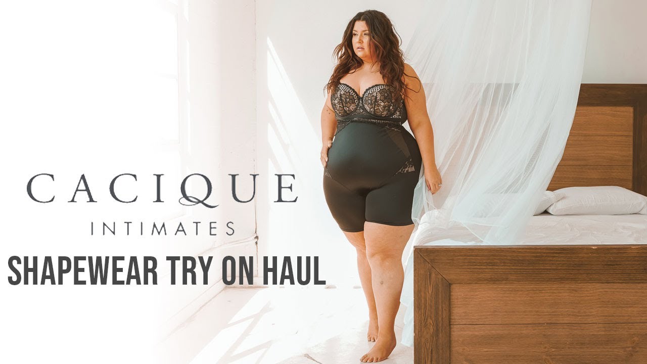 PLUS SIZE FASHION TRY ON HAUL | Let's talk SHAPEWEAR WITH CACIQUE! SOMETIMES GLAM