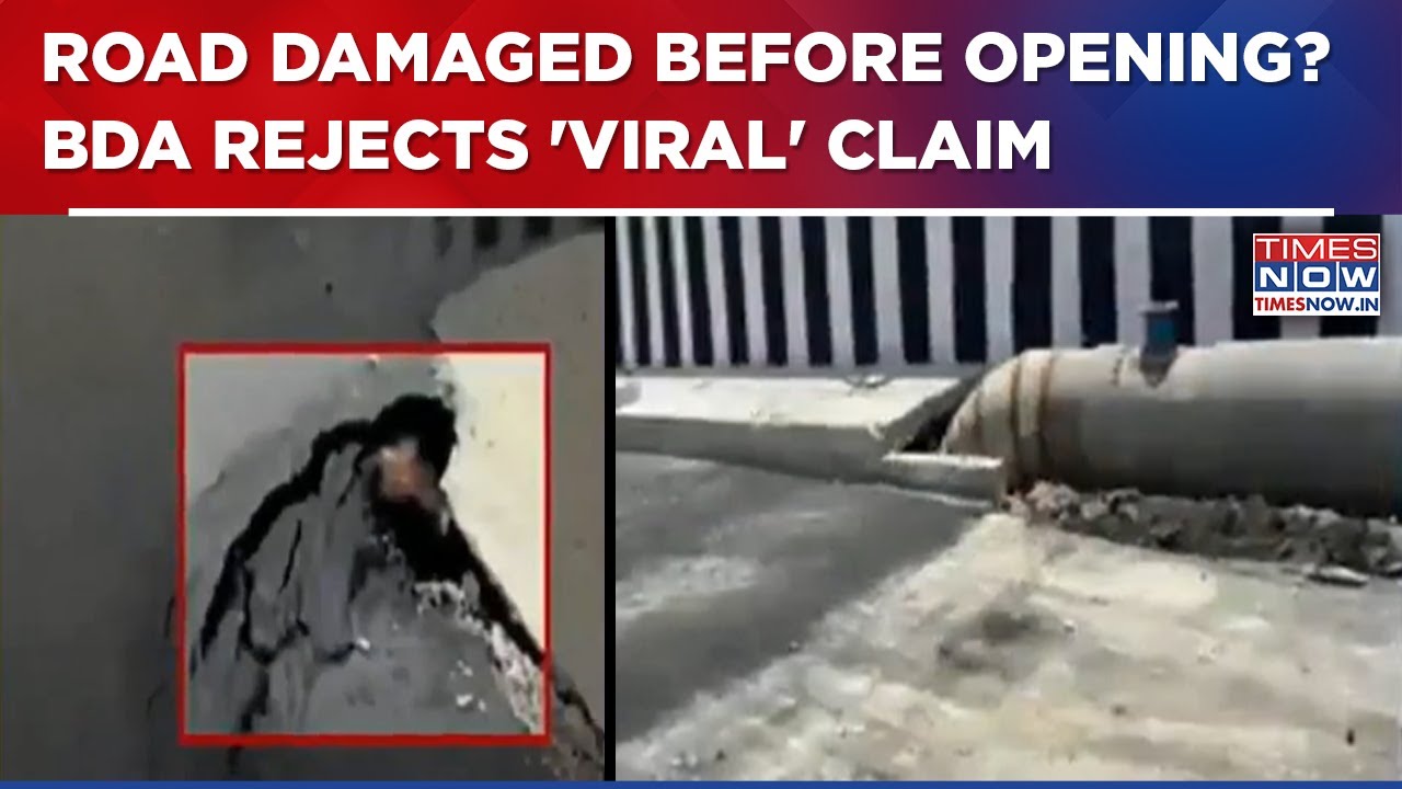 Bengaluru Mega Road Project Hits Controversy Before Launch, BDA Claims Damage Was Repaired