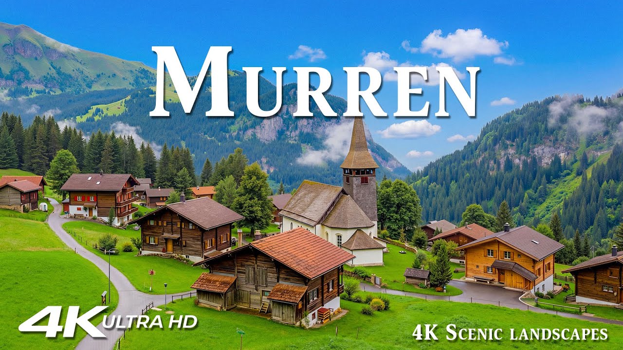 Мюррен 4K | Вечный альпийский приют – высокогорные деревни, мягкий свет и глубокая тишина